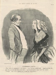 Taiteilijan sitoutuminen tekijältä Honoré Daumier