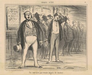 Väliaika, kolmekymmentä astetta lämpöä tekijältä Honoré Daumier