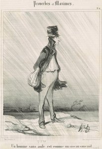 Koditon mies... tekijältä Honoré Daumier