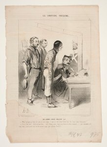 Mies säästää itsestään huolimatta tekijältä Honoré Daumier