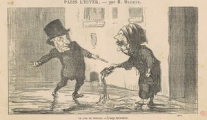 Pakkas päivä tekijältä Honoré Daumier