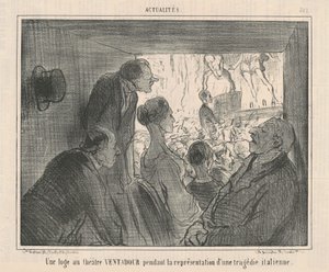 VENTADOR ਥੀਏਟਰ ਵਿੱਚ ਇੱਕ ਬਾਕਸ...ਫਿਨਿਸ਼ tekijältä Honoré Daumier