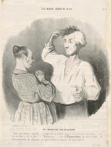 Nuoreutuva herrasmies tekijältä Honoré Daumier