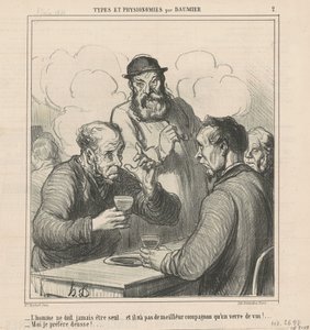 Filosofi tekijältä Honoré Daumier