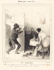 Väärinkäsitys - Olet väärässä... mene... helvettiin... tekijältä Honoré Daumier