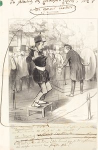 Sähköistetty soturi tekijältä Honoré Daumier