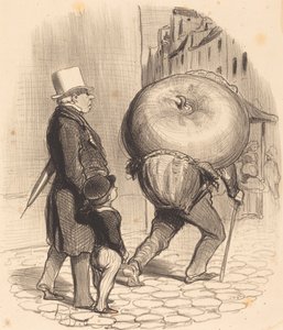 Kasvitieteen oppitunti tekijältä Honoré Daumier