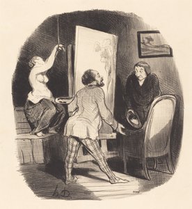 Vaikea asema tekijältä Honoré Daumier