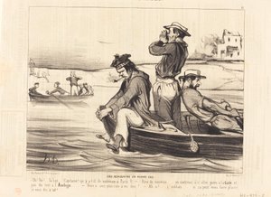 Kokous avovedessä tekijältä Honoré Daumier