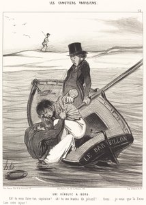 Kapina laivalla tekijältä Honoré Daumier