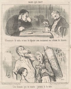 Juoma, joka ei koskaan mene päähän tekijältä Honoré Daumier