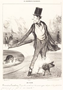 Kello yksi tekijältä Honoré Daumier