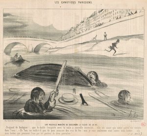 Uusi tapa laskeutua elämän jokeen tekijältä Honoré Daumier