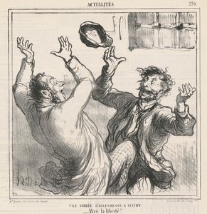 Ilon ilta Clichyssä tekijältä Honoré Daumier