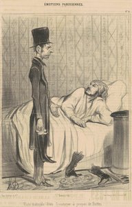 Aamuvierailu luotonantajalta tekijältä Honoré Daumier