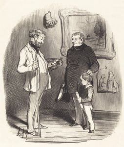Noniin, pikkuiseni... jos hänellä ei ole tarpeeksi varoja... tekijältä Honoré Daumier