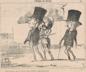 No, ihmisillä on... helvetin tapa... tekijältä Honoré Daumier