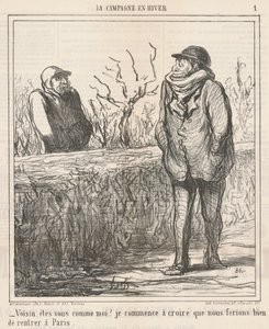 Naapuri, oletko kuten minä? ... tekijältä Honoré Daumier