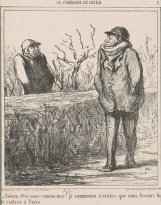 Naapuri, oletko kuten minä? ... tekijältä Honoré Daumier