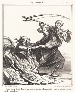 Mitä tahansa teetkin, huono lehdistöni... tekijältä Honoré Daumier