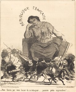 Lopulta kyllästyt hyökkäämään minua vastaan... tekijältä Honoré Daumier
