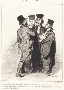 Loukkasit minua anomisessasi... tekijältä Honoré Daumier