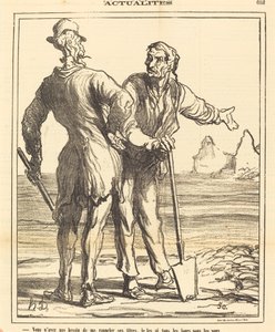 Sinun ei tarvitse muistuttaa minua hänen nimikkeistään... tekijältä Honoré Daumier