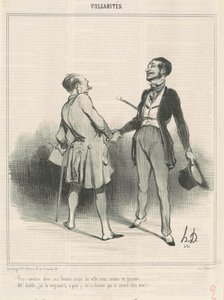 Tulet päivälliselle, vaimoni syö illallista kaupungissa... tekijältä Honoré Daumier