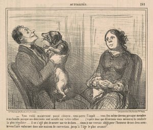 Tässä olet nyt kansalaispassi tekijältä Honoré Daumier