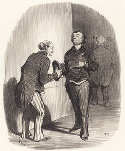 Näkymä ministerihuoneesta... tekijältä Honoré Daumier