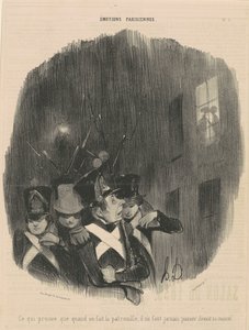 mikä todistaa, että kun me...partiomme... tekijältä Honoré Daumier