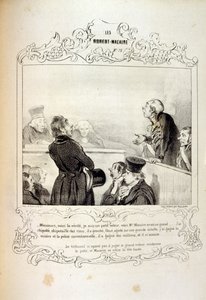 kuvituksia ideoista ja legendoista Philipon otsikolla Les Cent ja Robert Macaire tekijältä Honoré Daumier