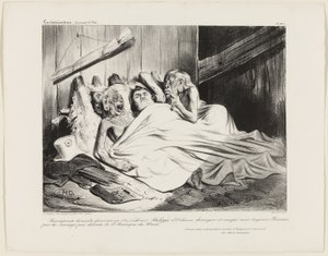 Reilu palkinto, jonka Pohjois-Amerikan julmat villit esittivät vuonna 1800 Orléansin Louis-Philippeille, kirurgille ja ulkosuomalaiselle, mutta yhä ranskalaiselle. (Tervehdin teitä, armollinen musta nainen, Herra on kanssanne.) Namaquan Ave Maria, levy 466 tekijältä Honoré Victorin Daumier