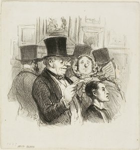 Vierailu salongissa tekijältä Honoré Victorin Daumier