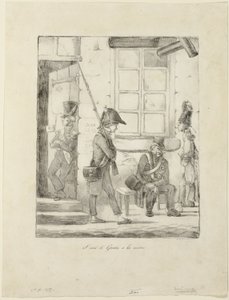 "Vartioin kaupungintaloa" tekijältä Honoré Victorin Daumier