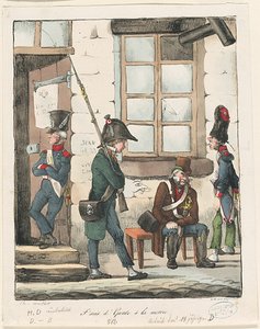"Vartioin kaupungintaloa" tekijältä Honoré Victorin Daumier