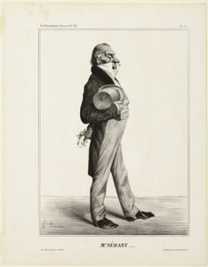 Mr. Sébast ...., levy 281 sarjasta Sarjakuvajulkkikset tekijältä Honoré Victorin Daumier