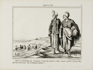 Quien...nuo pariisilaiset naiset, jotka pilkkaavat meitä! tekijältä Honoré Victorin Daumier