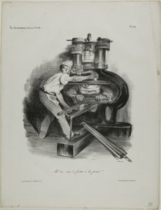 "Haluat siis sekaantua lehdistöön!", levy 319. tekijältä Honoré Victorin Daumier