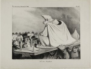 Irrallinen pää, kilpi 427 tekijältä Honoré Victorin Daumier