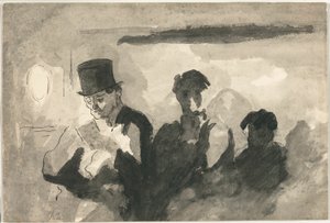 Kolmannen luokan vaunut tekijältä Honoré Victorin Daumier