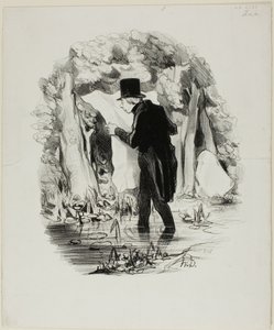 Tänne perustuslain luento saattaa viedä sinut, levy 8 alkaen Pastorales tekijältä Honoré Victorin Daumier