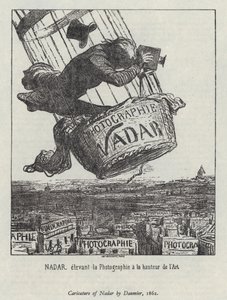 Nadar nostaa valokuvauksen taiteen tasolle tekijältä Honore (after) Daumier