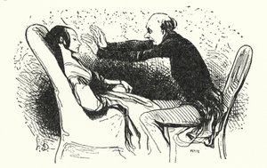 Hypnotisoija (litho) tekijältä Honore (after) Daumier