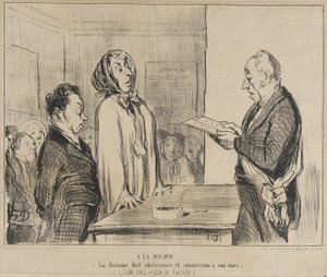 Kaupungintalolla... tekijältä Honoré Daumier