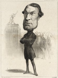 Achille Fould tekijältä Honoré Daumier