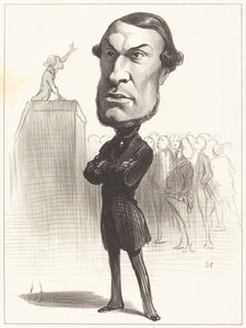 Achille Fould tekijältä Honoré Daumier