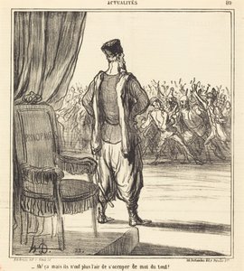 Ah! että... he eivät näytä välittävän minusta enää tekijältä Honoré Daumier