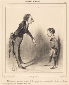 Ah! Hirviö, te julkeatte... tekijältä Honoré Daumier