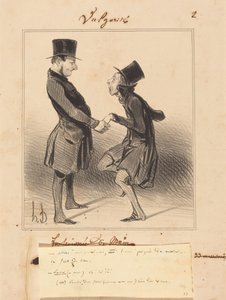 No niin! Nuori ystäväni, kunnon kädenpuristus... tekijältä Honoré Daumier